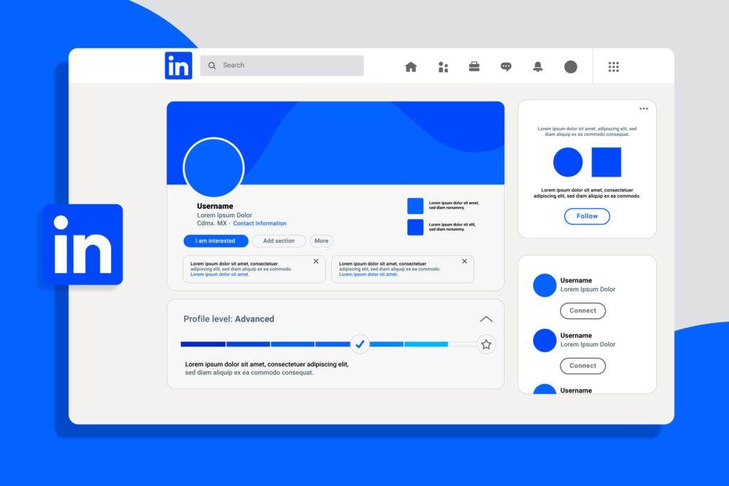 A clean and professional LinkedIn profile layout, showing how an updated online presence can help fix a broken resume.