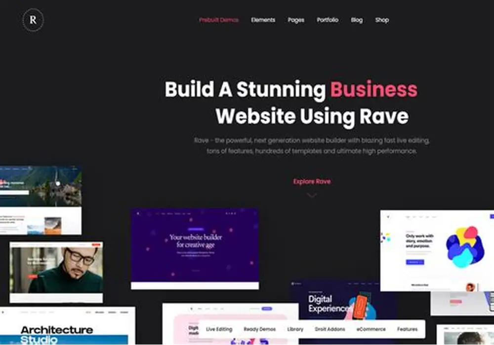 stunning website customers