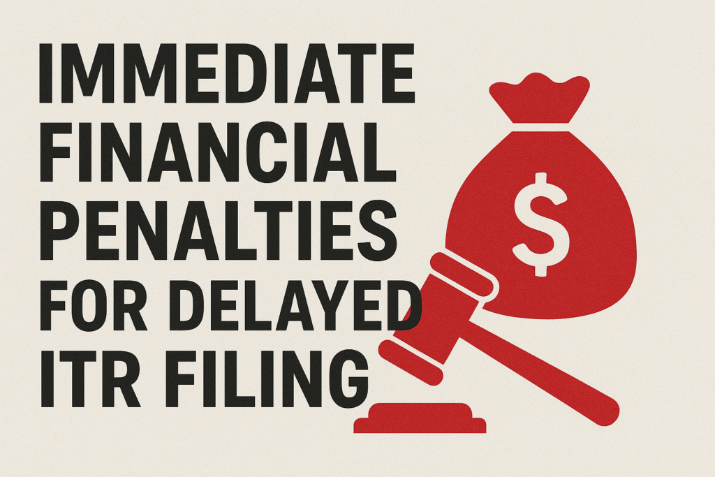 Immediate Financial Penalties for Delayed ITR Filing